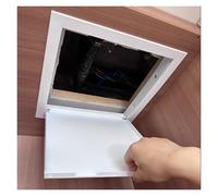 Panneau d'accès magnétique à cloison sèche, Trappe d'inspection de Swing de 120 degrés avec Un Fonctionnement à la Main, Cadre en Aluminium pour Les Murs de plafonds