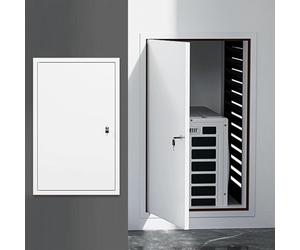 Panneau d'accès métallique, Porte de Service encastrée pour Une Utilisation intérieure et extérieure, idéale pour la réparation de Circuits et Le Couvercle de Siphon