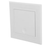 Panneau D'accès Mural Carré Auto-adhésif en Plastique, 8x8 Pouces | Finition Lisse, Ouverture par Pression, sans Perçage, pour Joints Muraux et Panneaux de Cloison, la Cuisine Bureau