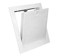 Panneau d'accès, panneau de service de porte d'inspection à anneau de traction pour accès électrique ou de plomberie, couvercle de boîte à fusibles en métal blanc, plafond mural(32x48in/81x122cm)