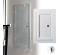 Panneau d'accès pour cloison sèche de qualité supérieure avec serrure et clé - Porte d'accès sécurisée en plaques de plâtre (450 x 1100 mm / 18x45in) pour un accès et une installation faciles