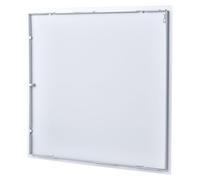 Panneau d'accès pour cloisons sèches, en acier galvanisé, dimensions 64x64 cm. Porte de service articulée avec serrure, facile à installer, pour installations électriques et de plomberie au plafond. D