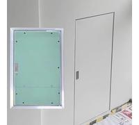 Panneau d'accès verrouillable, cache-trou mural, panneau d'accès peignable pour cloisons sèches et plaques de plâtre, installation facile pour sous-sol, douche, compteur d'eau et accès élect
