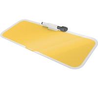Panneau d'affichage de bureau Cosy verre sécurit 460x140x60mm jaune Paquet de 4 pièces