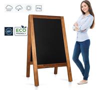 Panneau d'affichage en ardoise et bois PRO (65 x 118 cm) - imperméable