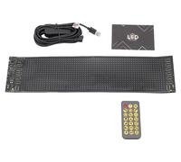 Panneau d'affichage LED - Bande LED programmable - Bande d'affichage souple et flexible - Affichage à texte défilant - 5 V