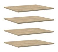 Panneau de bibliothèque 8pcs Chêne sonoma 60x50x1,5cm Aggloméré