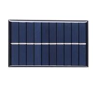 Panneau de charge de panneau solaire en silicium polycristallin 5 V 1,2 W pour utilisation en extérieur, bateaux, camping-cars et lampes solaires (117 mm x 68 mm)
