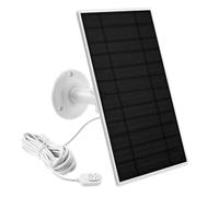 Panneau de Charge Solaire 10 W - Dispositif d'énergie Solaire étanche, générateur d'énergie Rotatif réglable, Chargeur de Secours extérieur | Alimentation pour l'électronique Mobile RV Bateau