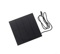 Panneau de charge solaire 3 W 12 V avec câble de 1 m et sortie de type C pour caméras extérieures, lumières, ventilateurs, panneaux d'affichage et utilisation de surveillance