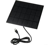 Panneau de charge solaire 3 W 6 V pour appareils basse tension | Idéal pour les ventilateurs, les lumières, les moniteurs, les appareils de 3,7 à 6 V, pour une solution d'alimentation