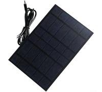 Panneau de charge solaire 5 W laminé PET léger | Revêtement plastifié PET, résistant aux intempéries, longue durée de vie, finition noire, prêt pour l'extérieur