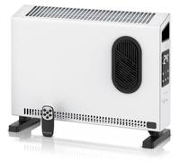 Panneau de chauffage Brandson 2000 W avec ventilateur, thermostat réglable de 15 à 40 degrés, télécommande, mode ECO, ainsi que des réglages "haut" et "bas", minuterie jusqu'à 12 heures, convecteur, 1