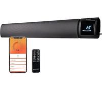 Panneau de chauffage infrarouge 2600 W – Radiateur infrarouge connecté Wi-Fi avec application et minuterie, fixation au plafond ou au mur, détection d'ouverture de fenêtre, protection contre la surcha