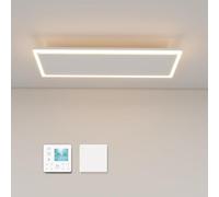 Panneau de chauffage infrarouge à encastrer, 1340 watts, avec éclairage LED. Radiateur infrarouge à encastrer avec thermostat et télécommande. Panneau de chauffage électrique, plaque chauffante, radia