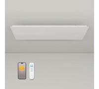 Panneau de chauffage infrarouge à encastrer au plafond, avec thermostat, 1300 watts. Chauffage de plafond infrarouge, émetteur de chaleur infrarouge, contrôle à distance via application, chauffage éle