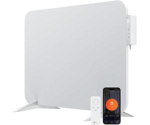 Panneau de chauffage infrarouge de 450 watts avec thermostat intelligent, Wi-Fi et application – pour fixation murale ou comme appareil autonome pour les petits espaces jusqu'à 10 m² – très économe en