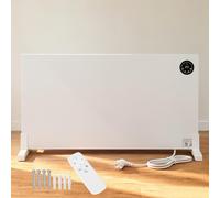 Panneau de chauffage infrarouge et à convection Ikodm, 1000W, avec Wi-Fi, minuterie, mode ECO, sécurité enfant, peut être fixé au mur ou comme appareil de sol