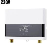 Panneau de chauffage mural électrique - 6000W - 220V - Affichage de la température LCD - Télécommande - Compact - Économe en énergie - Sûr - Blanc