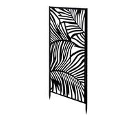 Panneau de clôture métallique décoratif, brise-vue pour terrasse, balcon et jardin - Largeur 45 x hauteur 100 cm