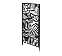 Panneau de clôture métallique décoratif, brise-vue pour terrasse, balcon et jardin - Largeur 45 x hauteur 100 cm