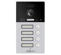 Panneau de contrôle IP pour visiophone, modèle MIP-300, couleur noire, 4 boutons, marque Myers