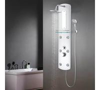 Panneau de Douche 25x43x120 cm Argenté Colonne vidaXL