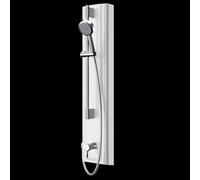 Panneau de douche KWC, F5, MIRANIT, thermostat, EHM, garniture Hb, option hygiène