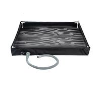 Panneau de douche portable - Douche de camping pliable | Plateau de vidange en plein air | Plateau de camping temporaire avec tuyau de drainage | Seau d'eau pliable pour de bain