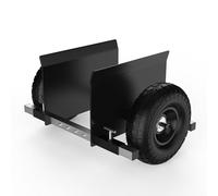 Panneau de dureté, pneus en caoutchouc solide, capacité de 1 000 lb, pince réglable pour cloisons sèches et portes, chariot mobile tout-terrain, construction en acier allié, conception antiplat pour m