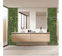 Panneau de Feuillage - HOME DECO FACTORY - Vert - 50 x 50 cm