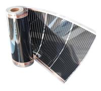 Panneau De Film Chauffant Électrique Au Graphène, 50-70 °C | Radiateur Rayonnant Mural Avec Télécommande, Recoupable, Pour Chambre, Bureau, Salon