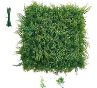 Panneau de haie artificielle, ensemble de 12 pièces, dimensions 50x50 cm. Idéal pour créer un mur végétal, un écran de protection en polyéthylène, une clôture de protection, un brise-vent, une haie ar