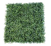 Panneau de Haie Artificielle, Mur Végétal Artificiel, Gazon Synthétique Décoratif, Panneaux de Verdure Artificielle pour Jardin, Terrasse, Balcon, Mur, Clôture,Anti-UV, Facile à Installer (A19)