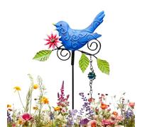 Panneau De Jardin En Métal Sculptures Ornementales Faciles À Installer | Piquet Décor Oiseau Jardin Pour L'Extérieur Arrière-cour Porches Cour Massif Pot Intérieur Balcons Ferme Printemps Nature