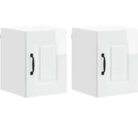 Panneau de lave-vaisselle Kalmar 2 pcs Blanc brillant