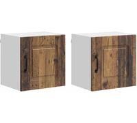 Panneau de lave-vaisselle Kalmar 2 pcs Bois ancien