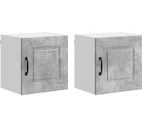 Panneau de lave-vaisselle Kalmar 2 pcs Gris béton