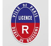 Panneau de Licence R (Restauration) / Paris (75)