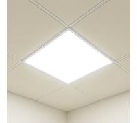 Panneau LED encastrable carré Plafonnier LED blanc Spot LED encastrable plat, aluminium, 36W 4320lm blanc lumière du jour, LxLxH 59,5x59,5x3,3 cm