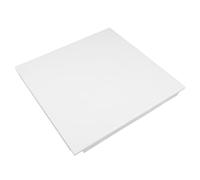 Panneau de Plafond en Aluminium Blanc, Finition Mate, 30x30x1,6cm | Remplacement sans Outil, Surface Peinte Mate, Usage Intérieur, la Cuisine ou Buanderie, pour Plafond Suspendu