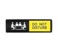 Panneau de porte de confidentialité - Crochet de porte pour entreprise, en acrylique coulissant double face, affichage de statut « Please Do Not Disturb » pour maison, salle de bain, dortoir, hôtel