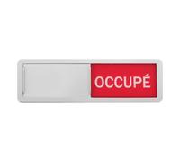 Panneau de Porte en Service Vacant Occupé à Double Curseur pour hôtels | Acrylique et ABS, Indicateurs Colorés Très Visibles, Glissement Manuel Pratique, pour Salles de Réunion, Bureaux