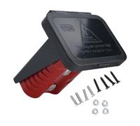 Panneau de prise 175 A, connecteur encastré avec kit de vis pour Anderson, 80,5 x 62,5 x 83,5 mm (rouge)