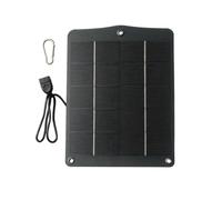 Panneau de recharge avec trois points de fixation | Câble de sortie attaché, trois points de fixation renforcés, alimenté par la lumière du soleil loin des