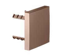 Panneau de recouvrement KEUCO Universal 59949290002 carré, pour interrupteur de tuyau, or rose brossé