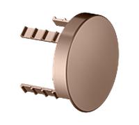 Panneau de recouvrement universel KEUCO 59949290001 rond, pour interrupteur de tuyau, or rose brossé
