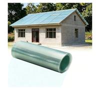 Panneau de Remplacement en Plastique Transparent, Plaques pour Toiture en Polycarbonate Très Résistants aux Intempéries pour Jardins, Pergolas, Vérandas(0.7x8m)