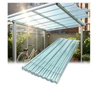 Panneau de Remplacement en Plastique Transparent, Protection Solaire | Panneaux d'éclairage Naturel de Toiture pour Garages, Treillis, Serres, Porches(4.92x32.8ft/1.5x10m)