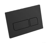 Panneau de réservoir d'eau dissimulé en ABS compatible avec Geberit UP300 et JP320, plaque avant moderne pour réservoir d'eau de salle de bain (noir)